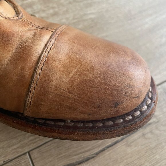 Rare Bed Stu Leather Brown CottageCore Lace Up Boots Womens Size 6.5 - 7 - Picture 14 of 15